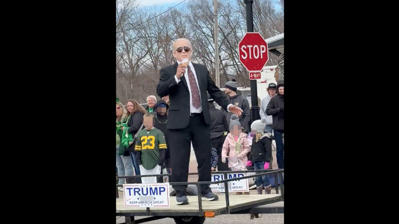 Watch: Confused Biden Brutally Mocked with Hilarious St. Paddy’s Day Parade Float