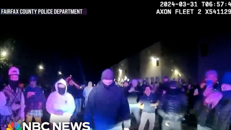 Watch: Alarming Footage Shows Street Takeover Gang Smash Police Car with Female Officer Inside