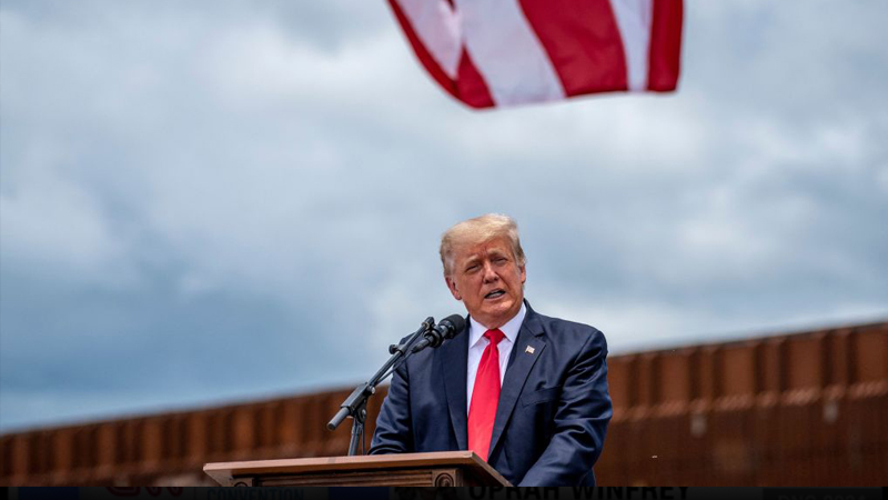 Watch: Trump Slams ‘Border Czar’ Kamala Harris During Visit to Arizona Border